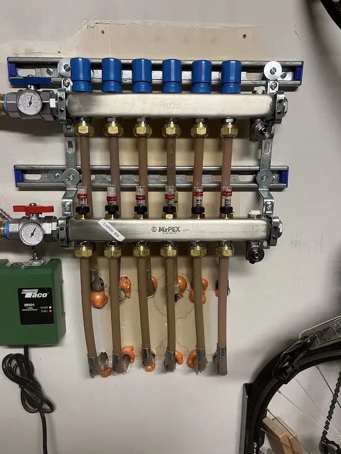 Plumber performing Leak Detection at a residential property in Elk Plain